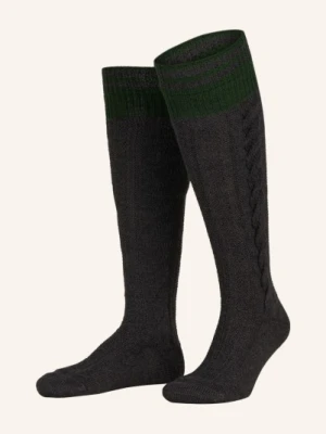 Lusana Podkolanówki Do Stroju Ludowego grau