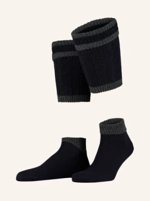 Lusana Skarpety Loferl Z Wełny Merino blau