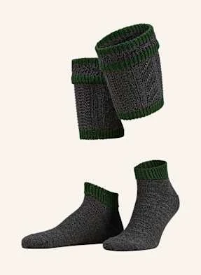 Lusana Skarpety Loferl Z Wełny Merino grau
