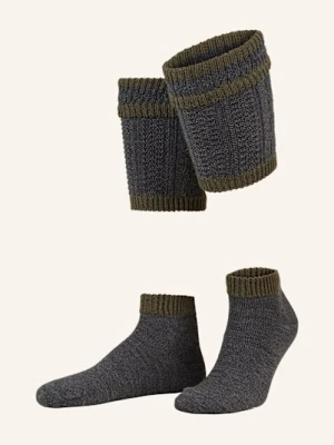 Lusana Skarpety Loferl Z Wełny Merino grau