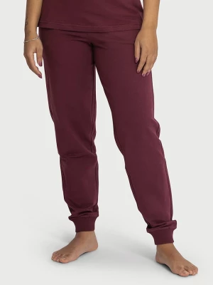 LUVIYO Spodnie do jogi w kolorze jagodowym rozmiar: M