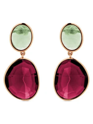 Luxenter Kolczyki-wkrętki z kwarcem rozmiar: onesize