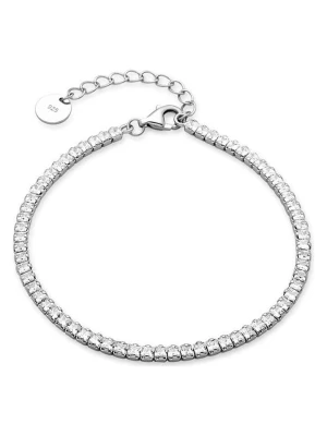 Luxenter Srebrna bransoletka z cyrkoniami rozmiar: onesize