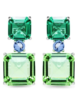 Luxenter Srebrne kolczyki-wkrętki z cyrkoniami rozmiar: onesize