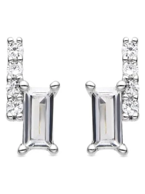 Luxenter Srebrne kolczyki-wkrętki z cyrkoniami rozmiar: onesize