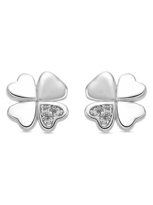 Luxenter Srebrne kolczyki-wkrętki z cyrkoniami rozmiar: onesize