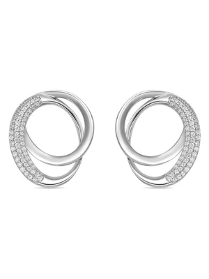 Luxenter Srebrne kolczyki-wkrętki z cyrkoniami rozmiar: onesize