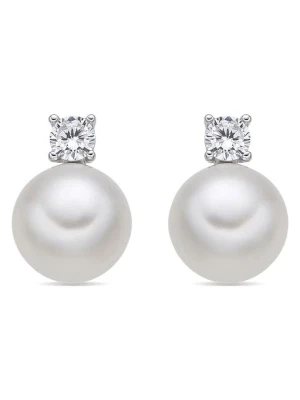 Luxenter Srebrne kolczyki-wkrętki z perłami rozmiar: onesize