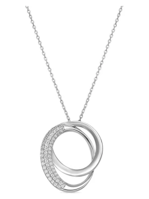 Luxenter Srebrny naszyjnik z elementem ozdobnym rozmiar: onesize