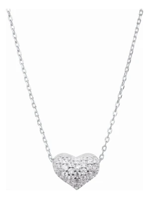 Luxenter Srebrny naszyjnik z elementem ozdobnym rozmiar: onesize