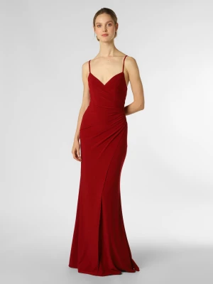 Luxuar Fashion Damska sukienka wieczorowa Kobiety czerwony jednolity,
