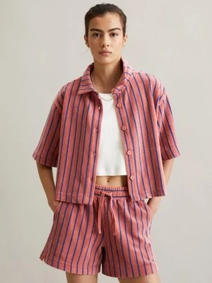 Luźna bluza frotte w paski Marc O'Polo