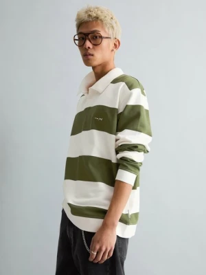 Luźna bluza polo Marc O'Polo modrá