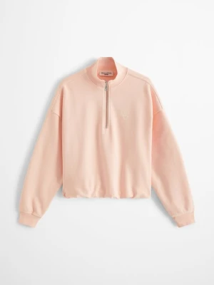 Luźna bluza rozpinana do połowy Marc O'Polo