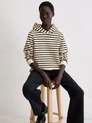 Luźna bluza z kapturem w paski Marc O'Polo