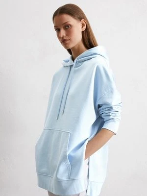 Luźna bluza z kapturem z logo Marc O'Polo