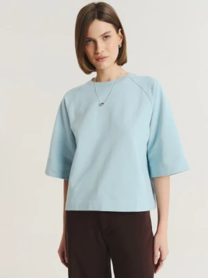 Luźna bluza z rękawem 3 / 4 Greenpoint niebieski