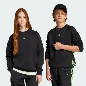 Luźna bluza z zaokręglonym dekoltem dla dzieci Adidas