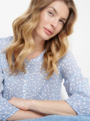 Luźna bluzka w drobne groszki Greenpoint