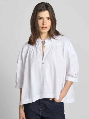 Luźna bluzka z czystej bawełny model 'Bollana' Boss