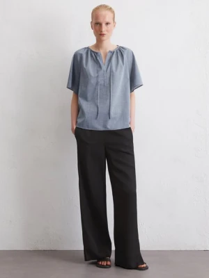 Luźna bluzka z krótkim rękawem Marc O'Polo