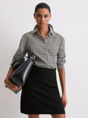 Luźna bluzka z nadrukiem Marc O'Polo černá