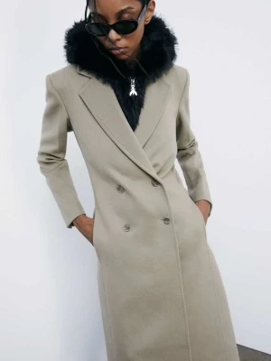 Luźna kamizelka z kapturem PATRIZIA PEPE