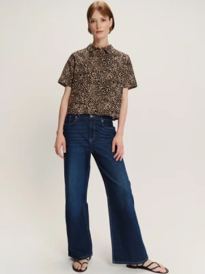 Luźna koszula w zwierzęcy print Greenpoint