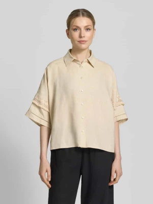 Luźna koszula z czystego lnu krój loose fit model 'PALA' Weekend Max Mara