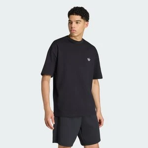 Luźna koszulka Trefoil Essentials Spacer Adidas czarny