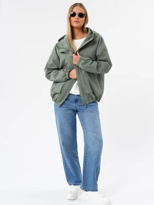 Luźna kurtka z kapturem J-AFINIS Volcano