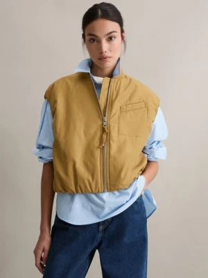 Luźna, przycięta kamizelka z bluzą w stylu lotnika Marc O'Polo