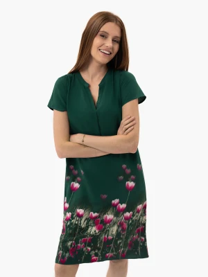 Luźna sukienka w kwiaty G-MAY Volcano