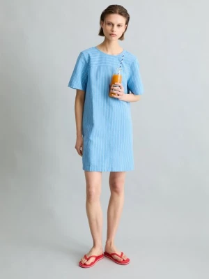 Luźna sukienka w paski Marc O'Polo