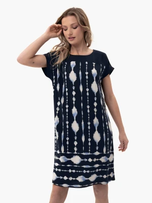 Luźna sukienka z printem G-POMELO Volcano