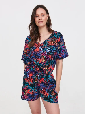 Luźna wzorzysta bluzka Top Secret