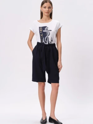 Luźne granatowe szorty Greenpoint