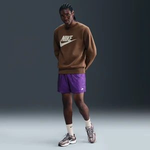 Luźne spodenki z tkaniny Nike Club - Fiolet