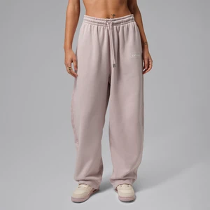 Luźne spodnie damskie Jordan Flight Fleece - Różowy