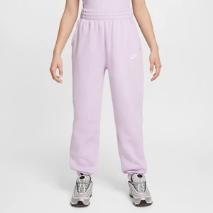Luźne spodnie dla dużych dzieci Nike Sportswear Club Fleece - Fiolet