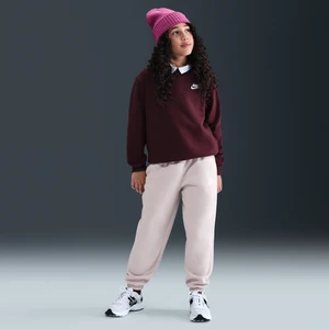 Luźne spodnie dla dużych dzieci Nike Sportswear Club Fleece - Fiolet