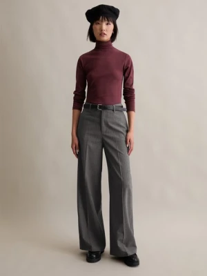 Luźne spodnie w prążki Marc O'Polo