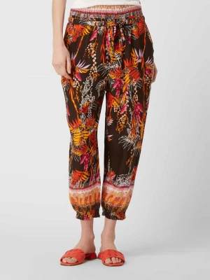 Luźne spodnie w stylu etno model ‘Willow’ Cream