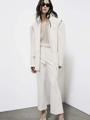 Luźne spodnie z krepy PATRIZIA PEPE