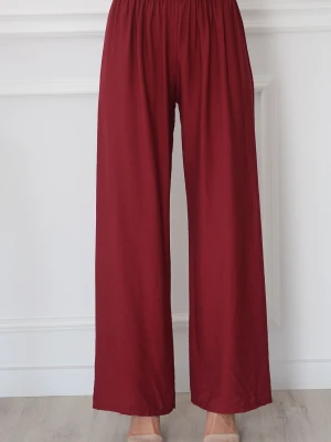 Luźne spodnie z paskiem boho bordo Taco Cocomoda.pl - odzież damska, sukienki, buty, dodatki
