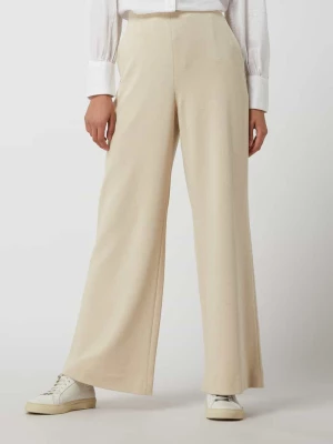 Luźne spodnie z tkaną fakturą model ‘Anais’ RAFFAELLO ROSSI