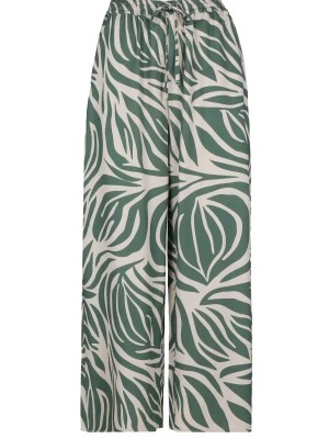 Luźne spodnie z wzorem R-DOLANA Volcano