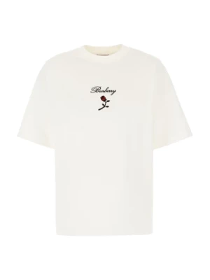 Luźny Bawełniany T-shirt Burberry