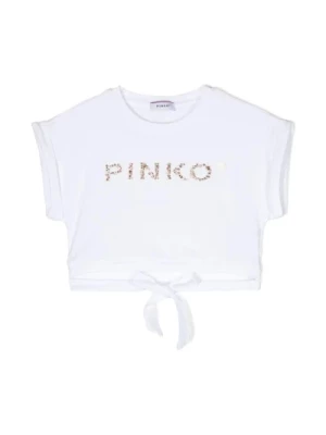 Luźny Bawełniany T-shirt Pinko