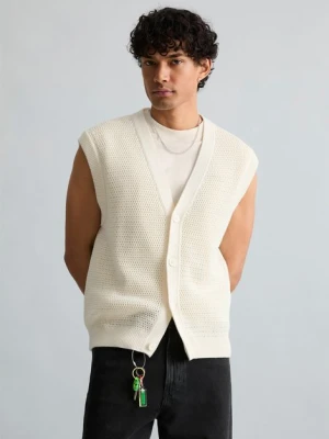 Luźny kardigan bez rękawów DfC Marc O'Polo